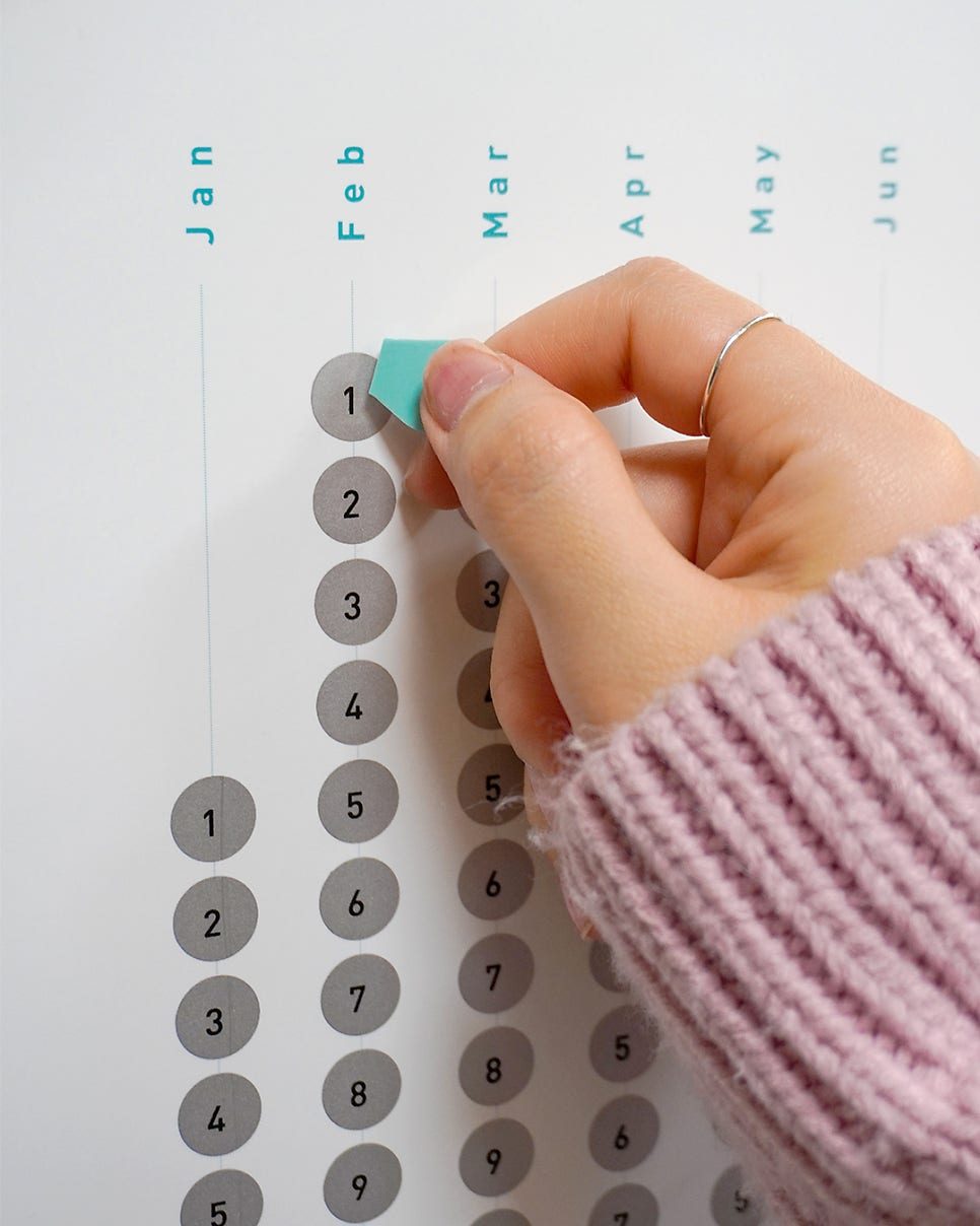 포스터 한편에 정리한 성경 약자와 장수