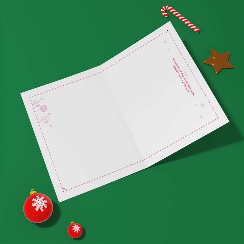 핑크 단색 아이콘 그리드 구성