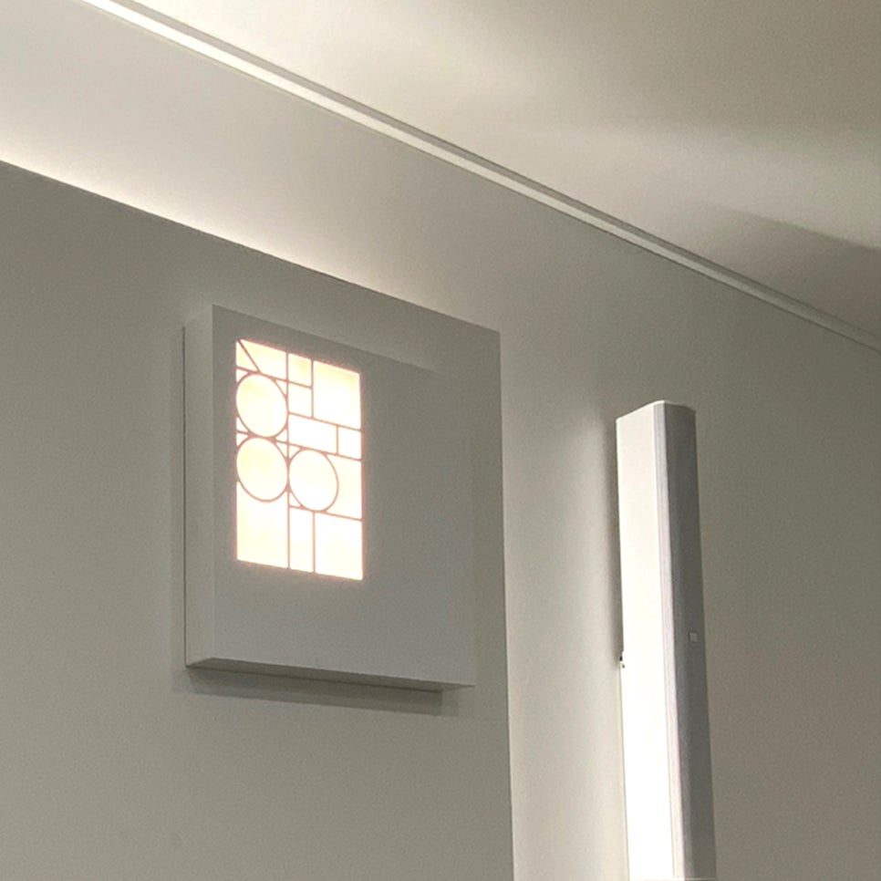 기하학적 도형으로 구성한 심볼